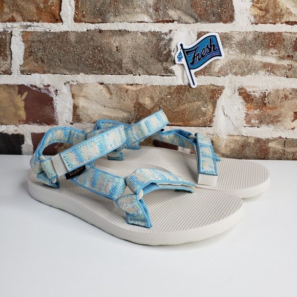 Teva Original Universal Adjustable Sandals Women's Size 7 light Blue SN 1003987 - Picture 1 of 11